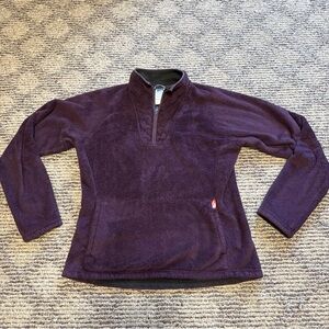 The North Face Jacket Adult M Purple Fleece Sweater Outdoors Lightweight Womens